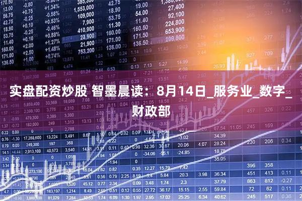 实盘配资炒股 智墨晨读：8月14日_服务业_数字_财政部
