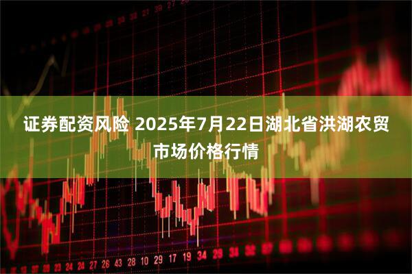 证券配资风险 2025年7月22日湖北省洪湖农贸市场价格行情